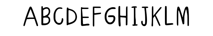 Happy Regular Font UPPERCASE