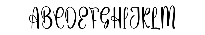 Happy Siblings Font UPPERCASE