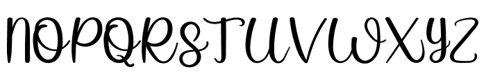 Happy Signature Font UPPERCASE