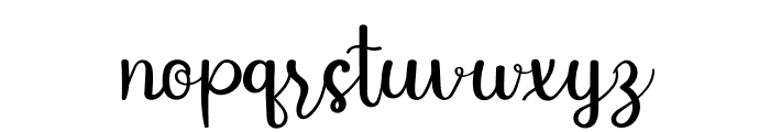 Happy Signature Font LOWERCASE