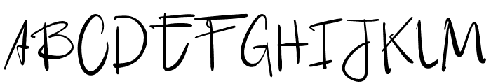 Happy Sketches Regular Font UPPERCASE