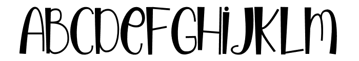 Happy Summer Font LOWERCASE