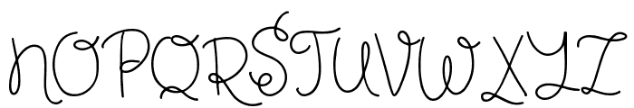 Happy Swirly Font UPPERCASE