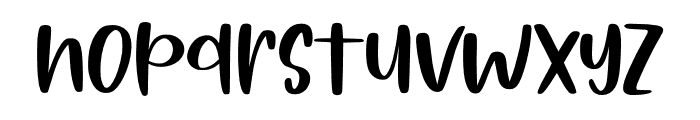 Happy Tumbler Regular Font LOWERCASE