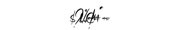 Happy Valentine Day Signature Font OTHER CHARS