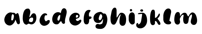 Happy Weight Regular Font LOWERCASE
