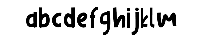 Happy With You-Regular Font LOWERCASE