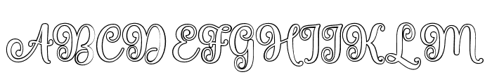 HappyAsithaScript-Regular Font UPPERCASE