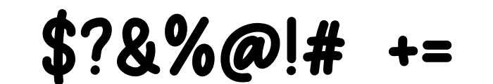 HappyDinosaur Regular Font OTHER CHARS