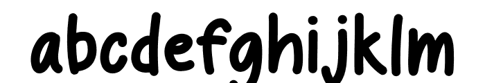HappyDinosaur Regular Font LOWERCASE