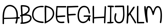 HappyFace-Regular Font UPPERCASE