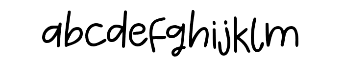 HappyFace-Regular Font LOWERCASE