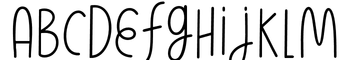 HappyNatural Font LOWERCASE
