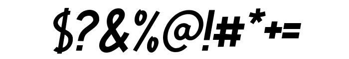 HappySingle-Italic Font OTHER CHARS