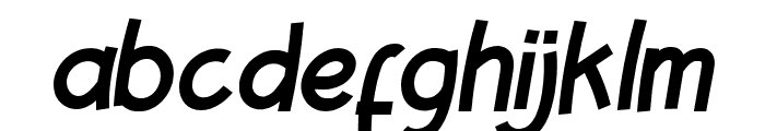 HappySingle-Italic Font LOWERCASE