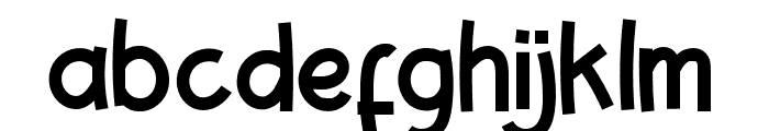 HappySingle-Regular Font LOWERCASE