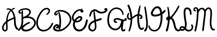 HappySpringGarden Font LOWERCASE