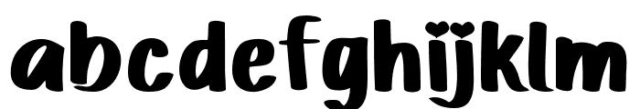 Happyday-Regular Font LOWERCASE