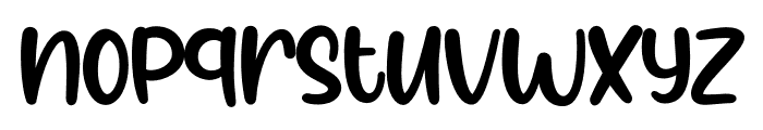 Happykin Font LOWERCASE