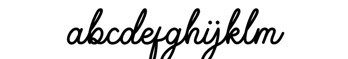 Hapsha Sophia Script Font LOWERCASE