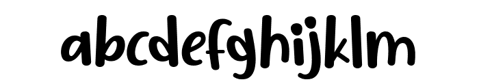 Hapster Font LOWERCASE