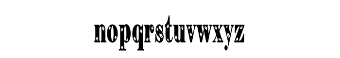 Hapyster Font LOWERCASE