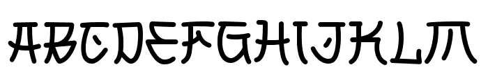 Harajuku-Regular Font UPPERCASE