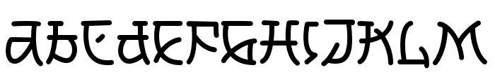 Harajuku-Regular Font LOWERCASE