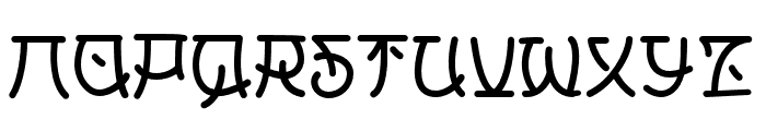 Harajuku-Regular Font LOWERCASE