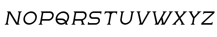 Harbourger Light Italic Font UPPERCASE