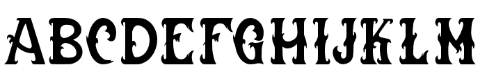 Hardrock-Regular Font LOWERCASE