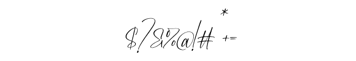 Harestalia Italic Font OTHER CHARS