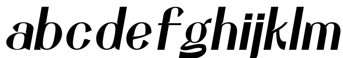 Hareva Extra Light Italic Font LOWERCASE