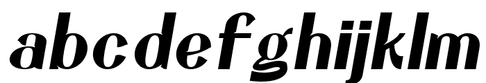 Hareva Italic Font LOWERCASE