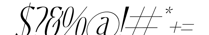 Harfterd Italic Font OTHER CHARS