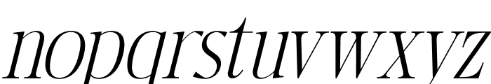 Harfterd Italic Font LOWERCASE