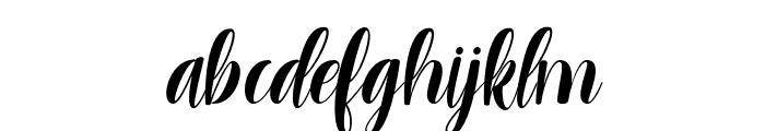 Hargrey Molly Font Regular Font LOWERCASE