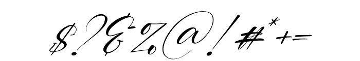 Harietta Bulmer Italic Font OTHER CHARS