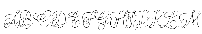 HarietteSofirya-Regular Font UPPERCASE