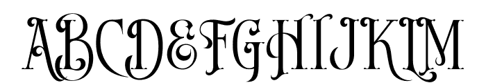 Harigan Font UPPERCASE