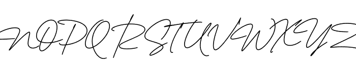 Harington Signature Font UPPERCASE