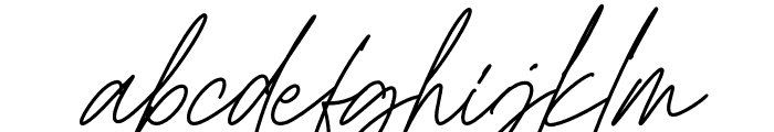 Harington Signature Font LOWERCASE