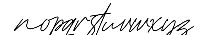 Harington Signature Font LOWERCASE