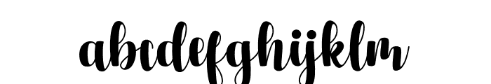 Harland Roselyn Font LOWERCASE