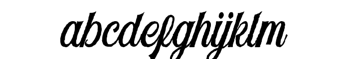 Harlend-Rough Font LOWERCASE