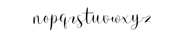 Harlesy-Script Font LOWERCASE