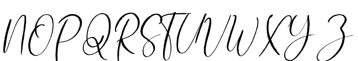 Harley Quince Signature Italic  Font UPPERCASE