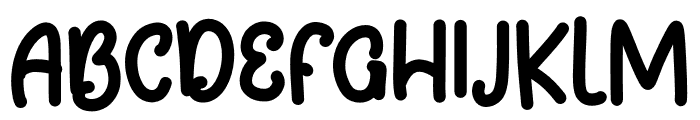 Harlsa Font LOWERCASE