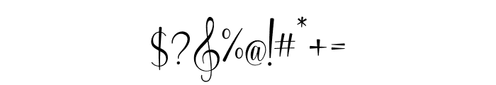 Harmonica Font OTHER CHARS