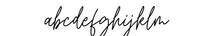 Harmony Signature Font LOWERCASE